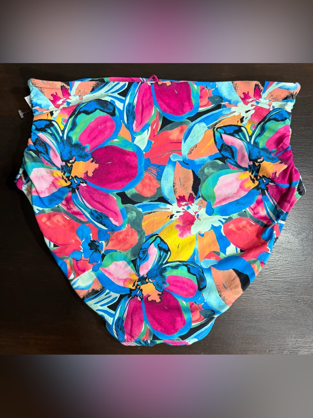 NWT Anne Cole M Covertible Shirred Bottoms Amalfi Floral - Picture 2 of 4